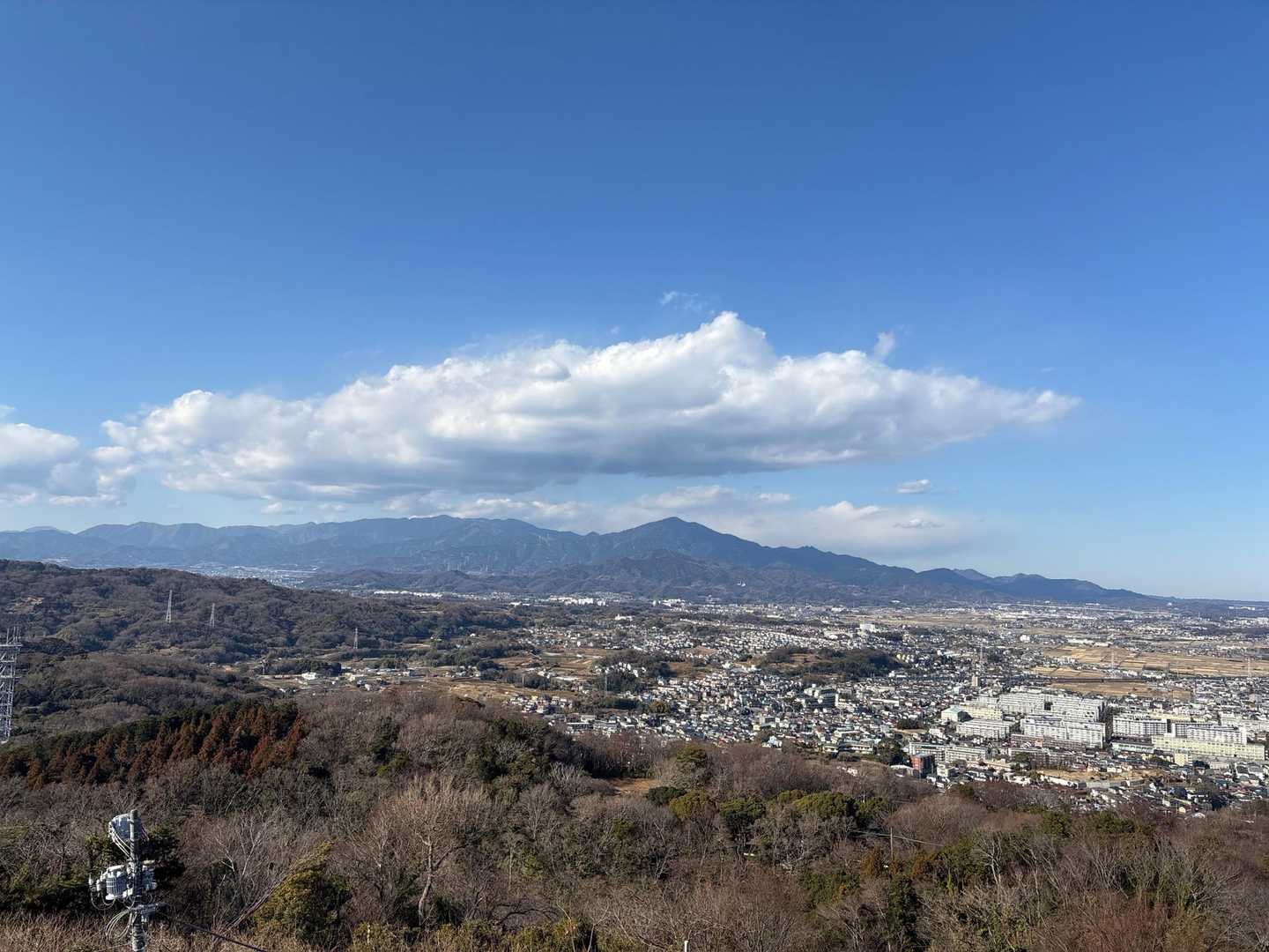 大山は、バッチリ良く見えます