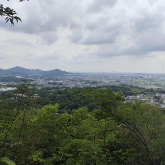大きな岩の上から絶景ポイント