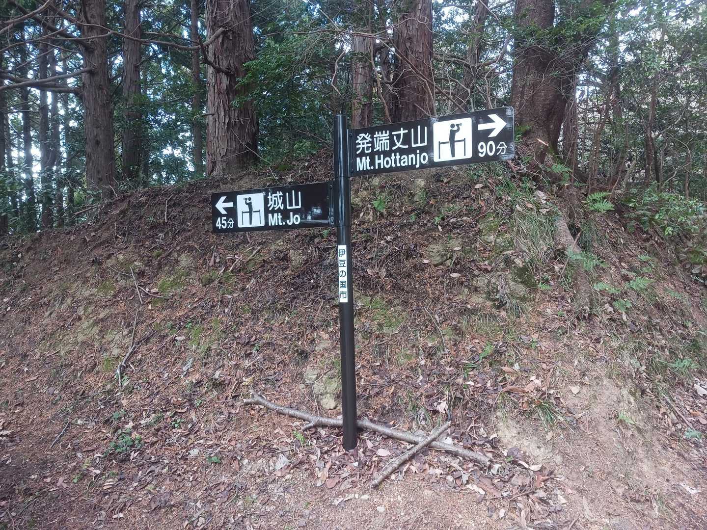 林道峠駐車場からスタート