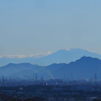 恵那山と金華山