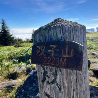 双子山山頂到着