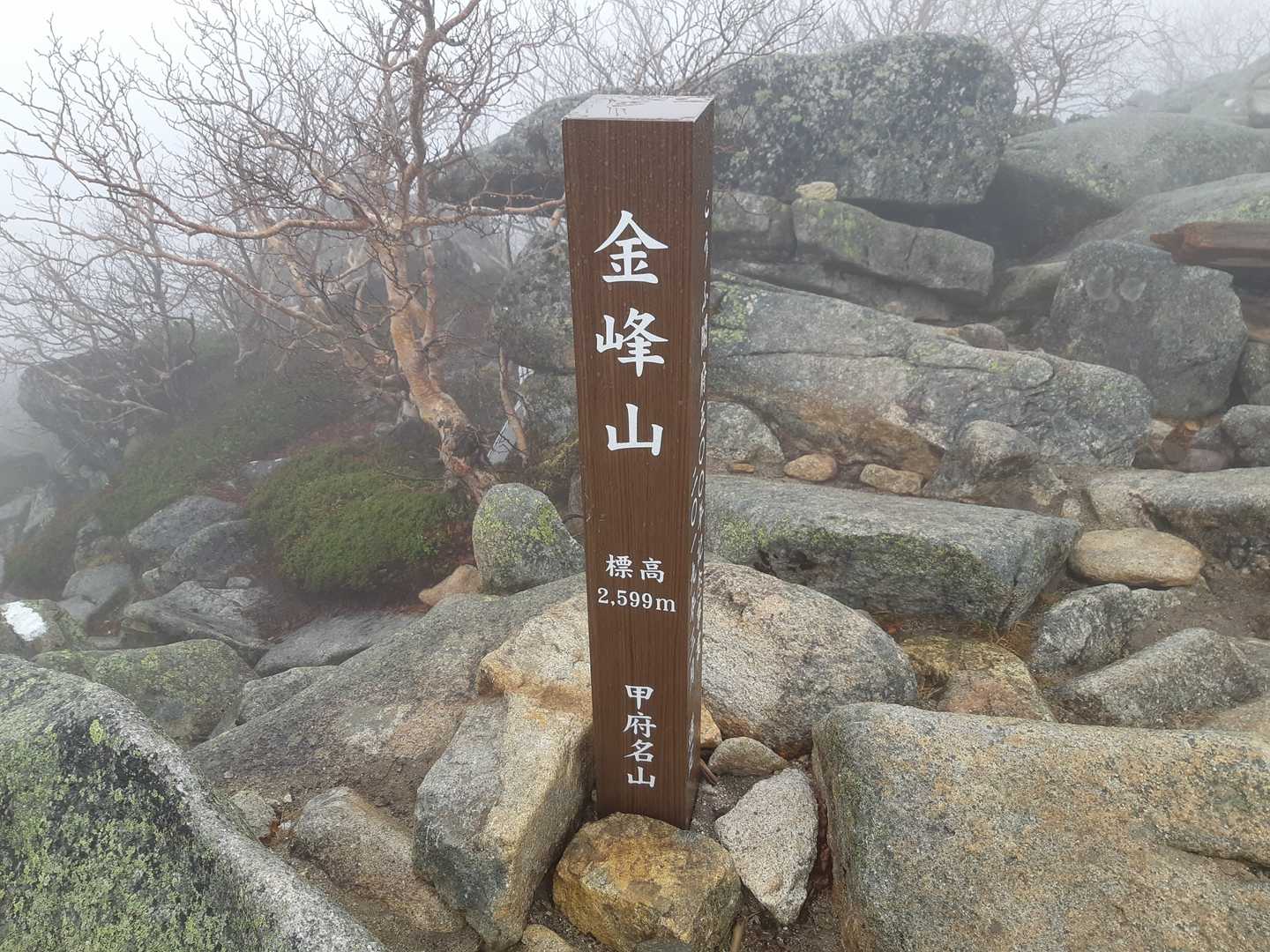 丸山-瑞牆山荘バス停 縦走コースの写真