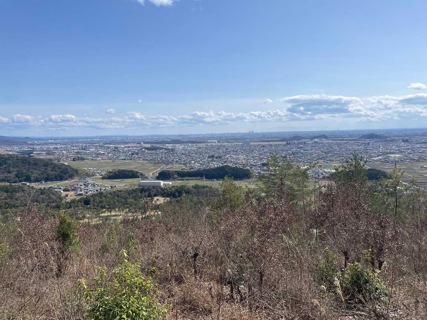 伊吹の滝登山口-各務原権現山-老洞峠-芥見権現山 往復コースの写真