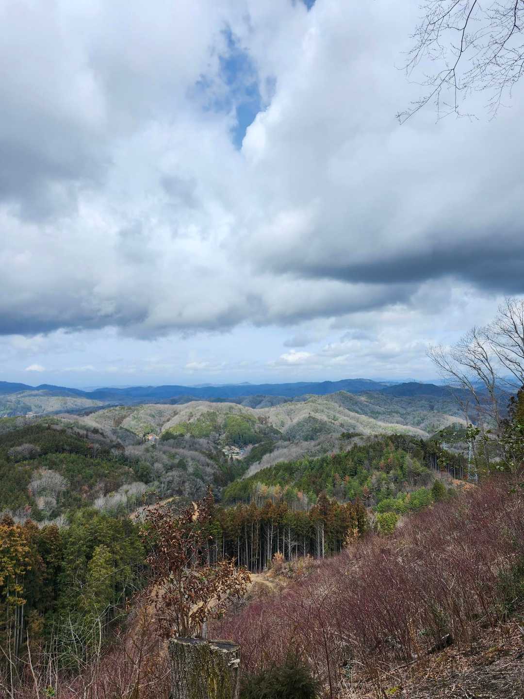 今日一の景色！岳山の絶景思い出すわ～