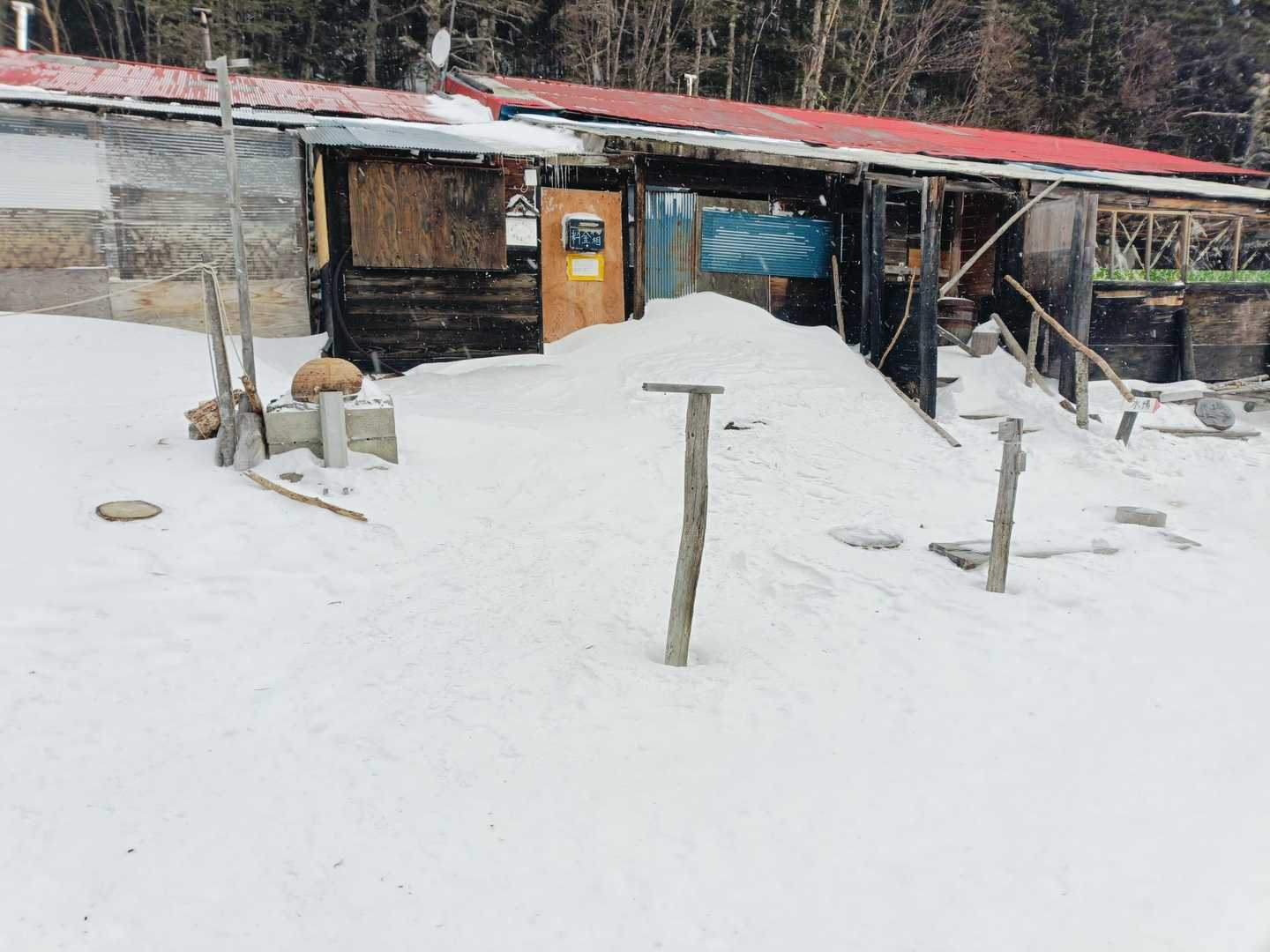 南御室小屋
お世話になりました
奥に冬季小屋があります
8畳程の大きさとのことです