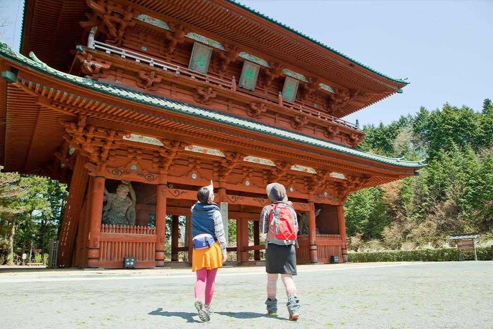 上古沢駅～壇上伽藍（町石道）の写真