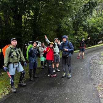 本日は8人でパックン岩ドボン回ですが、あいにくの天気です☔️