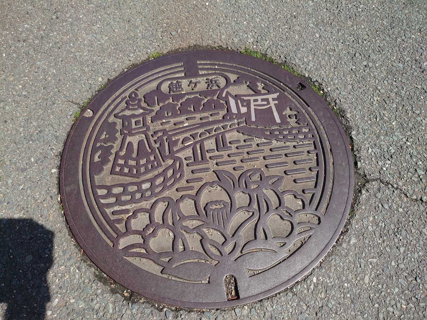 マンホールも．．萩