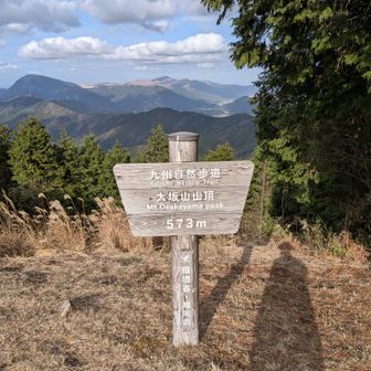 南浦山から1時間弱歩いてやっと到着。
⛰️大坂山　572m
香春10山8座目😌

⛰️×８