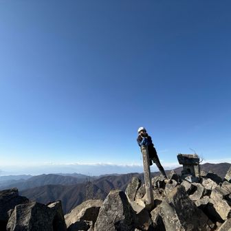 山頂は貸し切り！