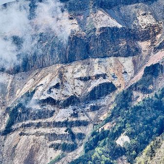 硫黄岳 爆裂火口