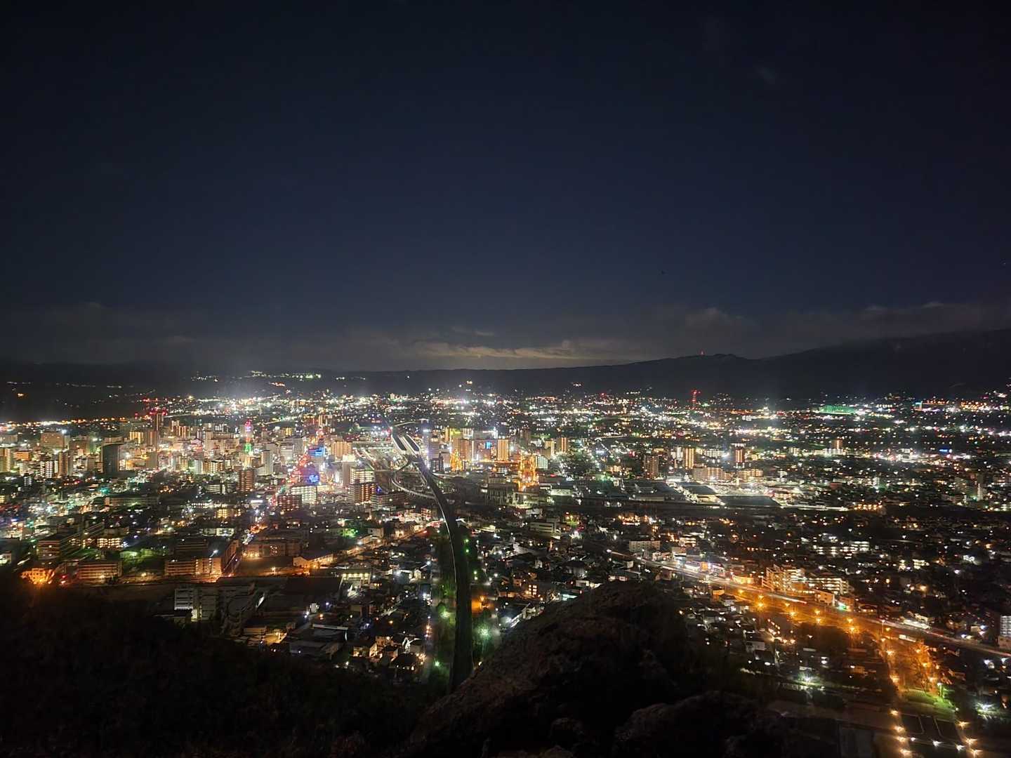 綺麗な夜景😳