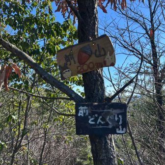 どんぐり三山のひとつ、前どんぐり山