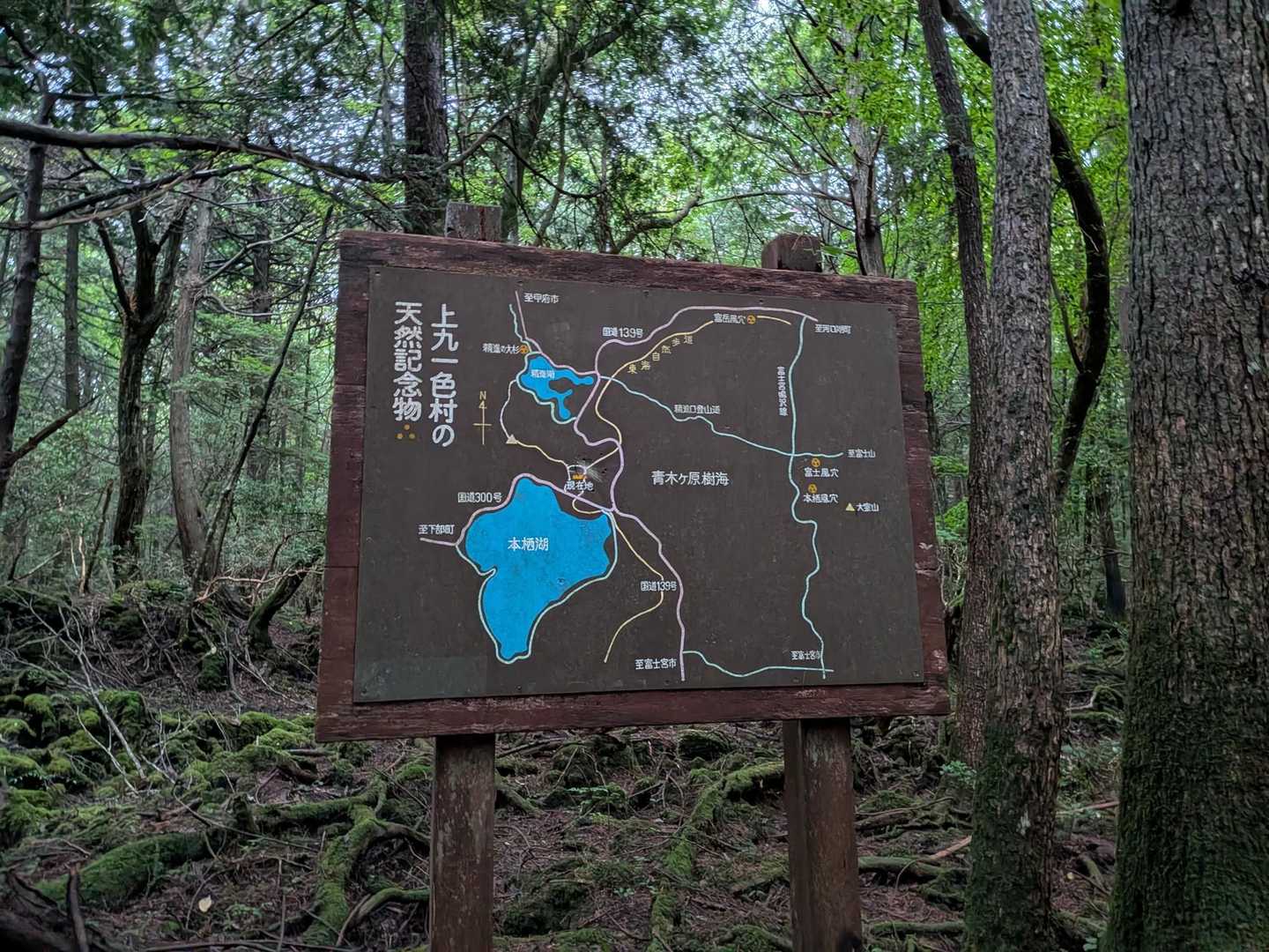上九一色村！
今は富士河口湖町と甲府市になってしまった🤔