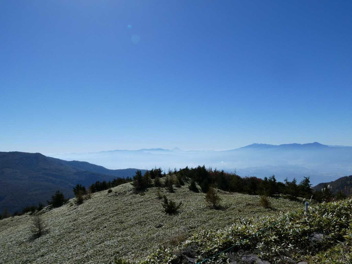 地蔵峠-湯ノ丸山-烏帽子岳登山口 縦走コースの写真