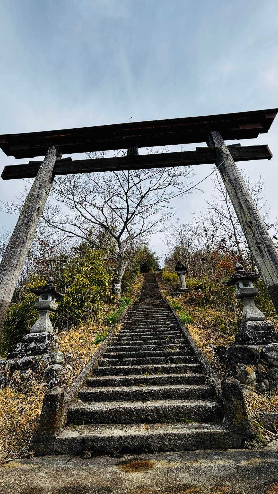 長い階段登ります〜🧗