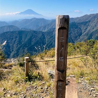 三ノ塔からの富士山