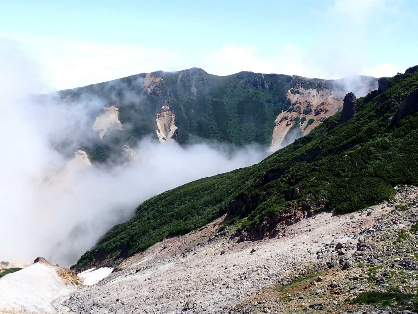 硫黄山登山口-硫黄山 往復コースの写真