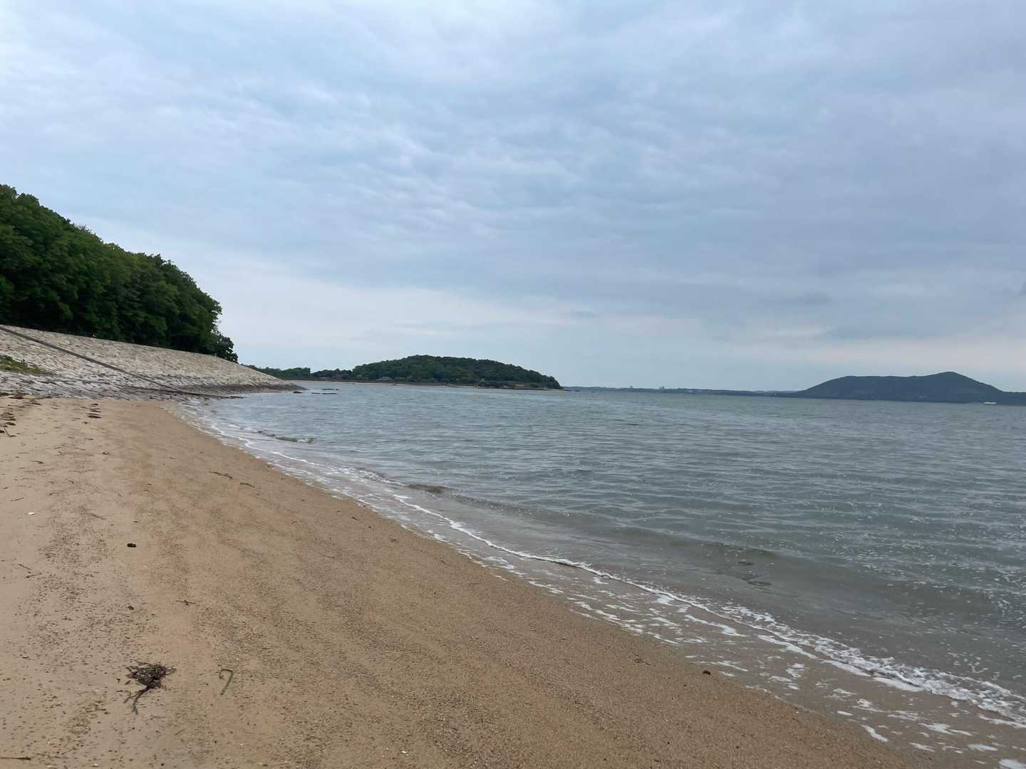 お天気だったら、海がもっと綺麗だったかな😊
