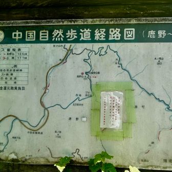 階段地獄の登山道だった五万堂〜長野山の中国自然歩道は現在は遊歩道破損のため通行できないそうです⚠️