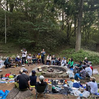 食後の全員ミーティング　31名