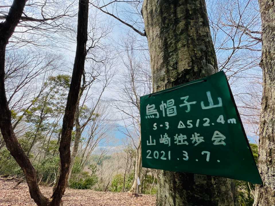 山頂⛰
三角点は無いみたい🥺景色も木の隙間から😁