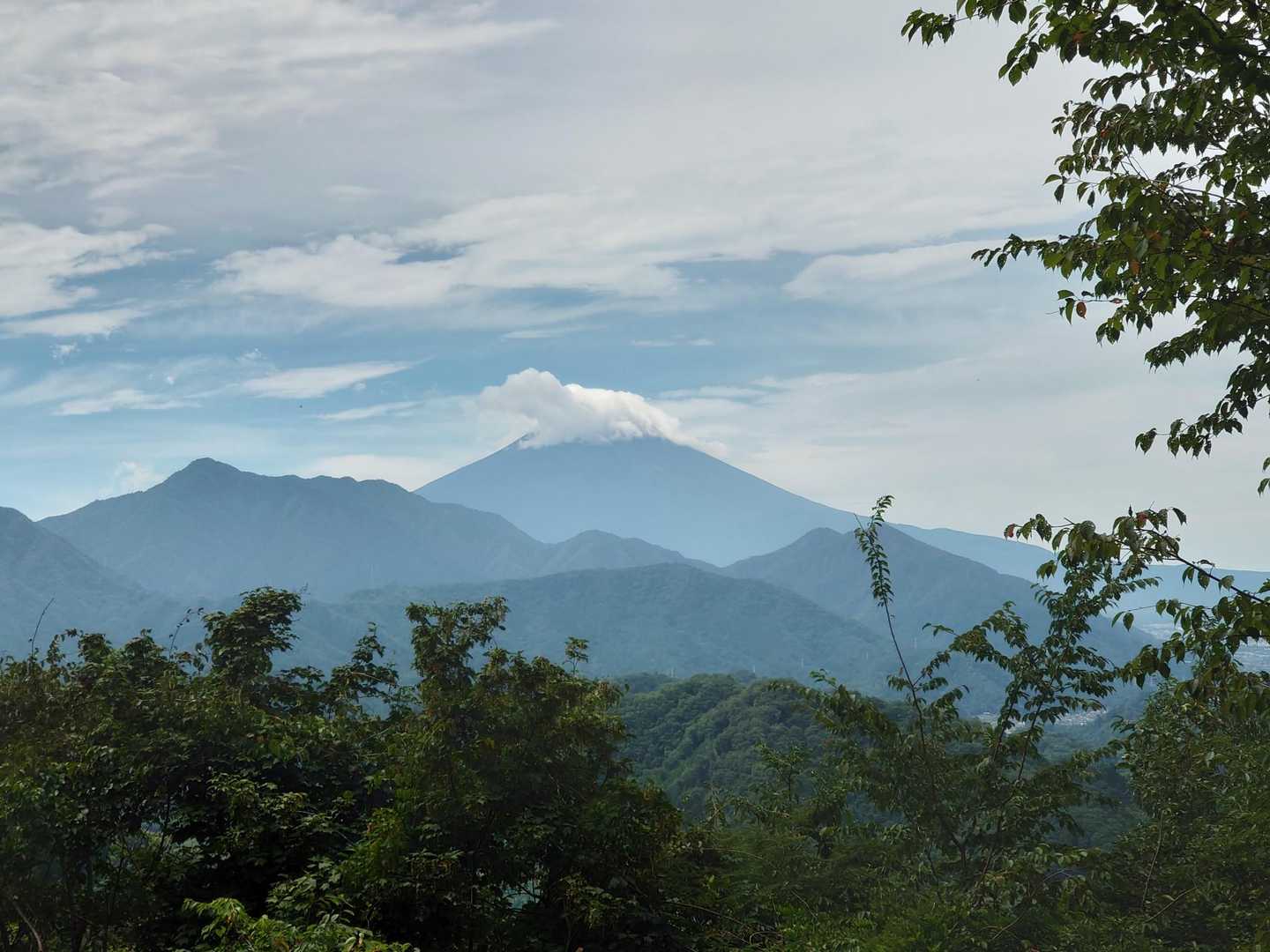 池の山展望台からの富士山