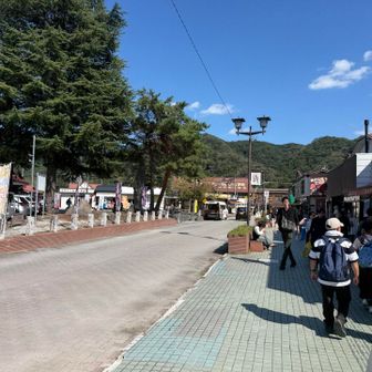 長瀞駅周辺は混雑していました😅