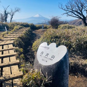 このアングルいつも撮っちゃいます
ついに百名山バッジ買いました