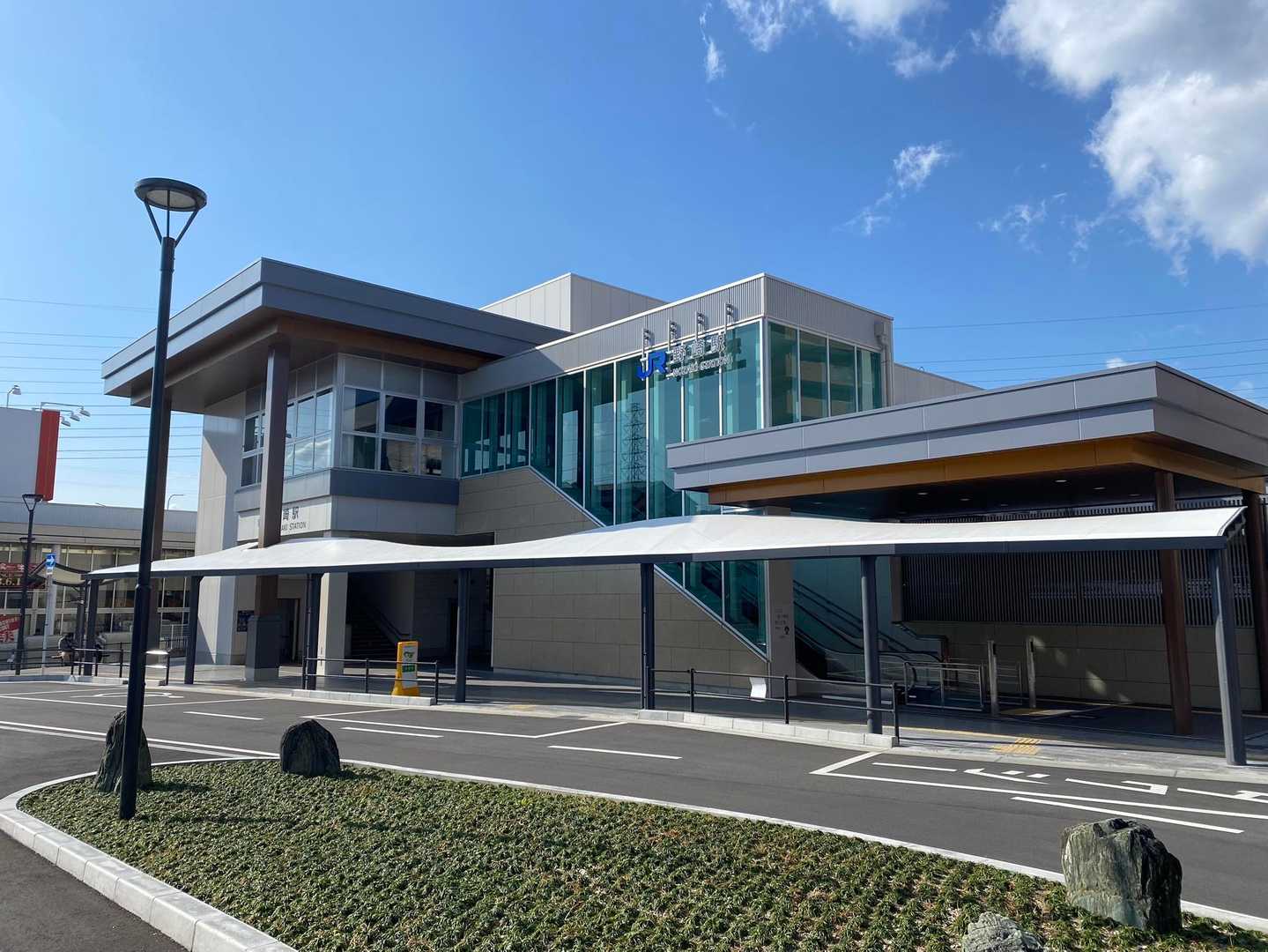 野崎駅でおつかれ山
