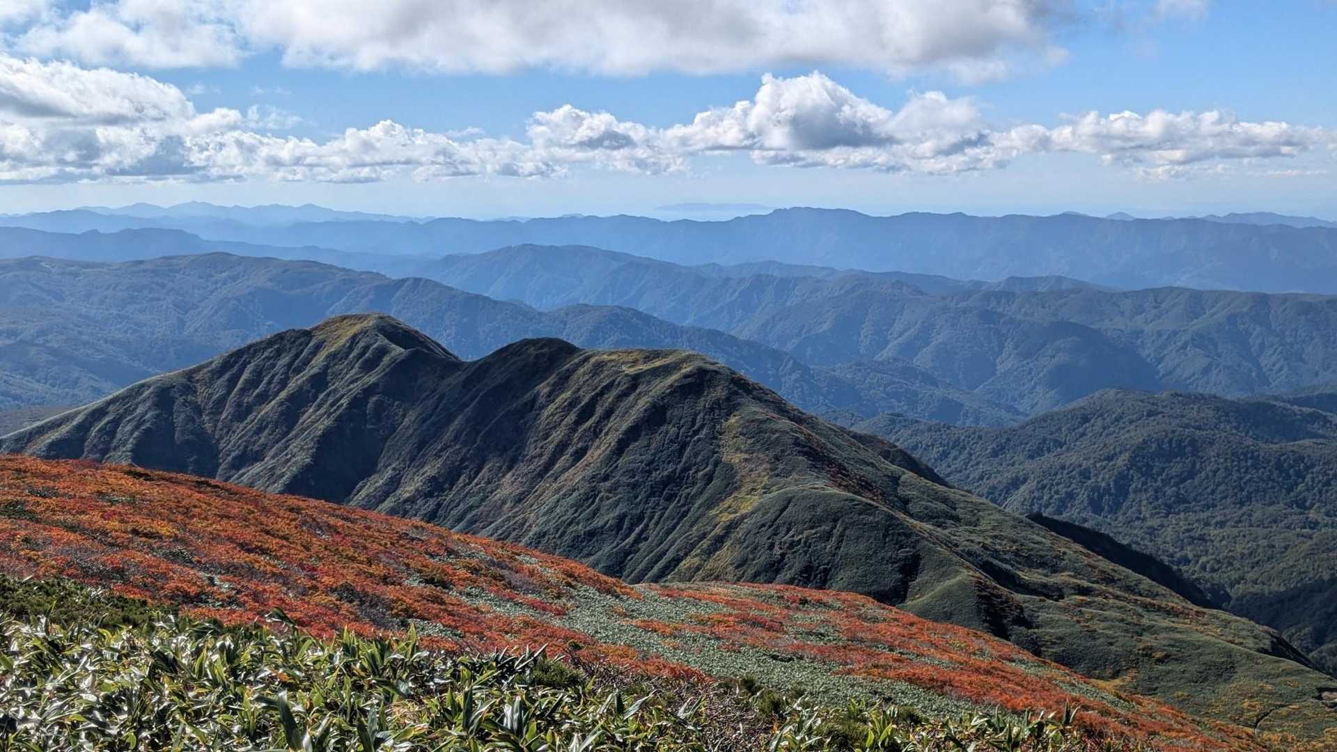 湯殿山方面は今日も綺麗