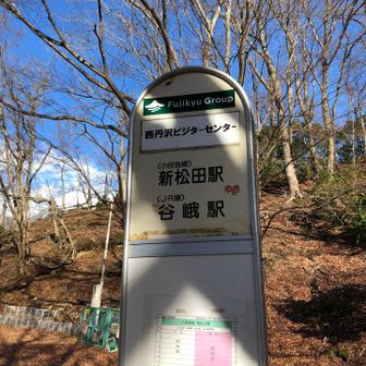 西丹沢ビジターセンターバス停がゴールです。
14:40発のバスに乗りました。（1時間ほど暇つぶしをしてました😅）
お疲れ山でした！