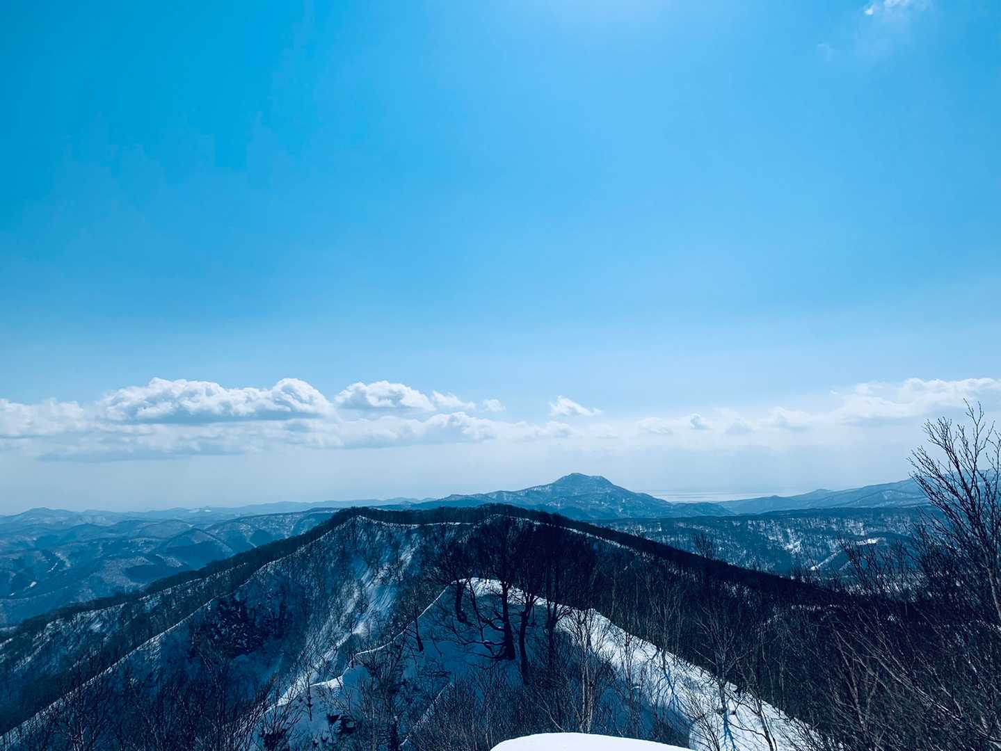 泣面山から
803峰
奥は三森山