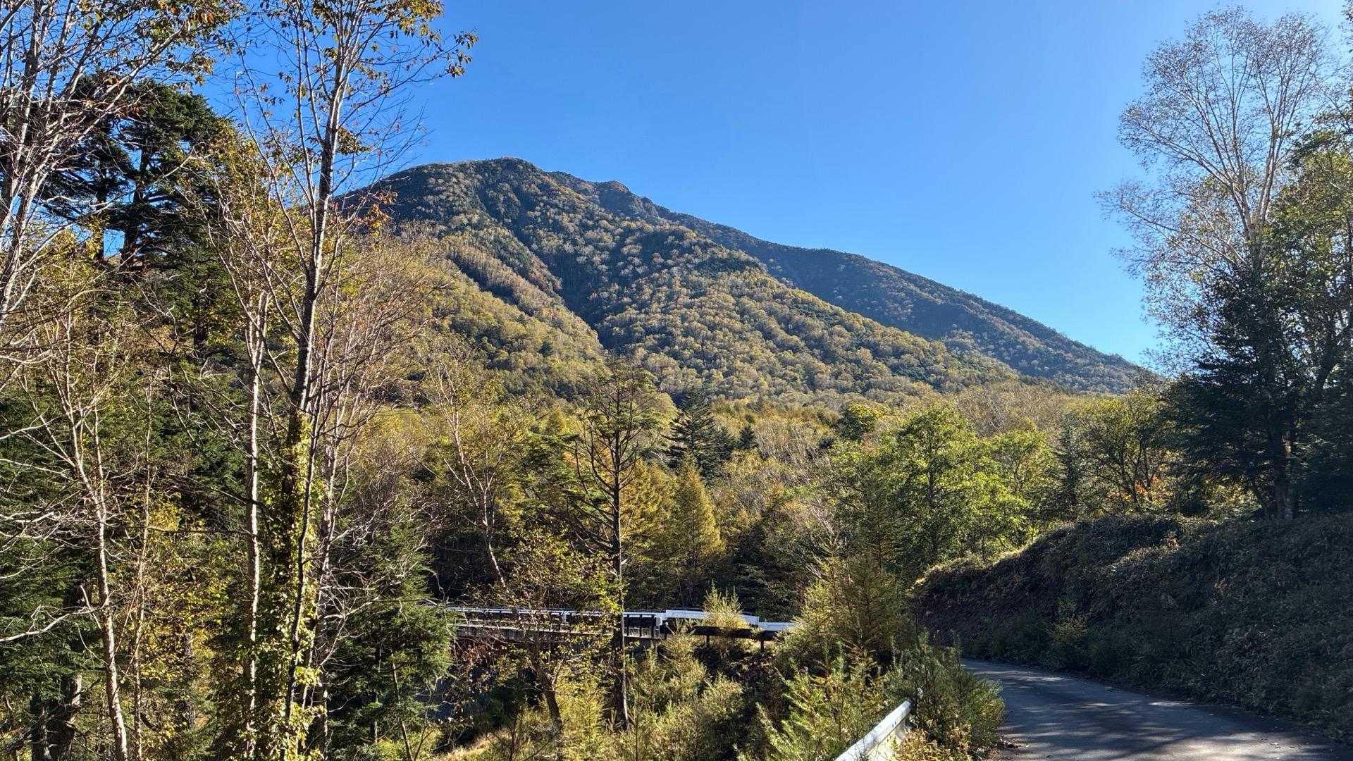 さて見えてきたよ。今日目指すのは大真名子山。近くまで来るとやっぱデカいね。