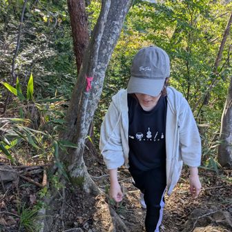 通禁ということで、一旦、戻り、ぐるっと反対側の西（林道、１人で散歩してる街人二三人スライド）→北から登ることにしました
