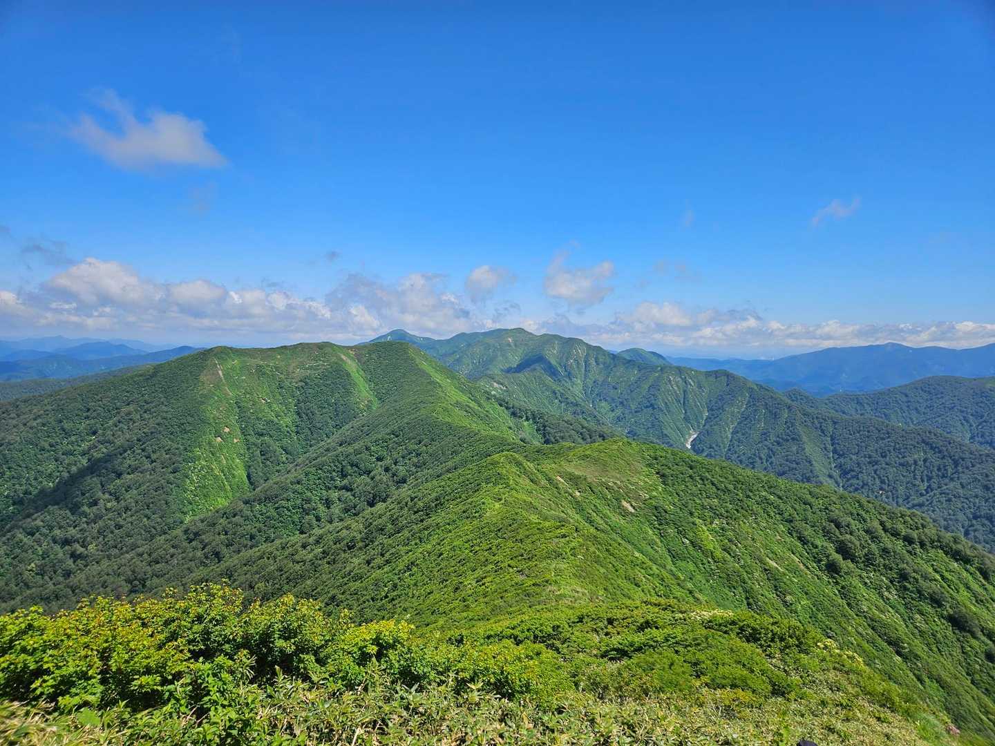 進む稜線
古傷の右足、痺れと痛みが出始める。やばい🤣