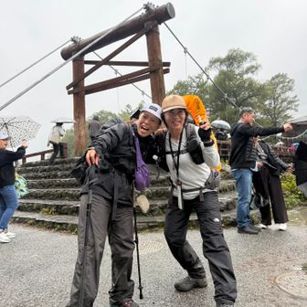 無事上高地着❗️お疲れ様でした！
観光客は意外と多いけどバス待ちなし👍🏼
