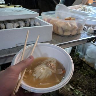 ほぼ全エイドであたたかいものは助かる