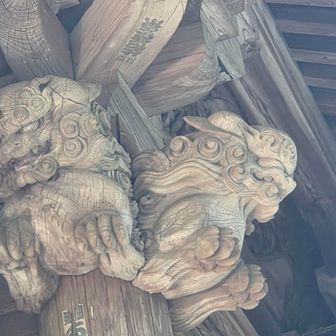 木鼻の彫刻