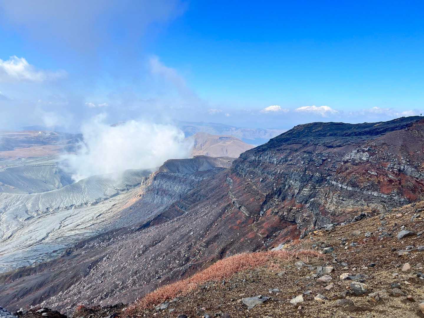 中岳-砂千里登山口 往復コースの写真