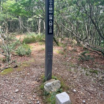 三十三間山山頂