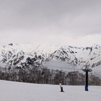 八方尾根から唐松