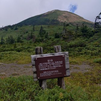 大岳が目の前に見えます