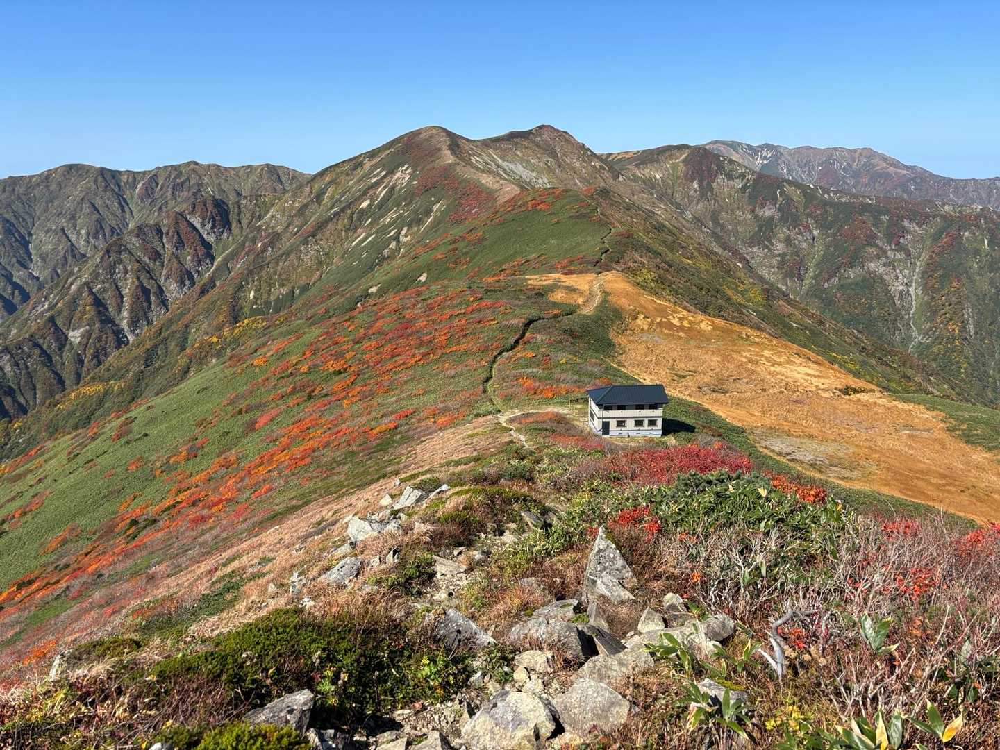 清太岩山-ユーフン山-寒江山-北寒江山 往復コースの写真
