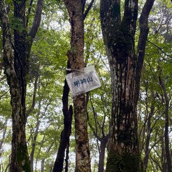 明神山はアッサリ通過