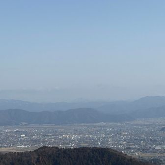 霞んでる山々たち