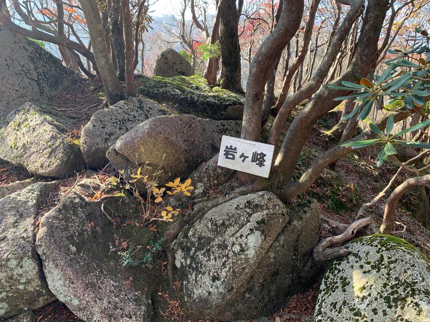 岩ヶ峰到着！
