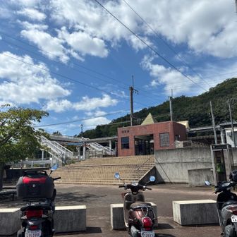 道場駅に到着。本日はここまで。お疲れ様でした。