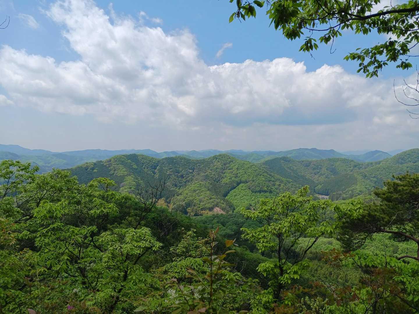 出尾根コース登山口-三床山-天ヶ岳-林山-金原山 周回コースの写真