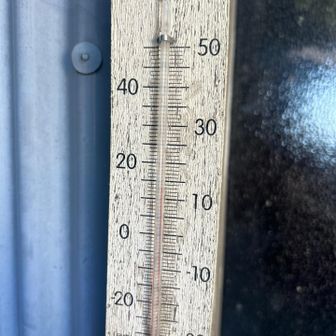 下山して10時やけど13度
山頂は何度やったん🥶